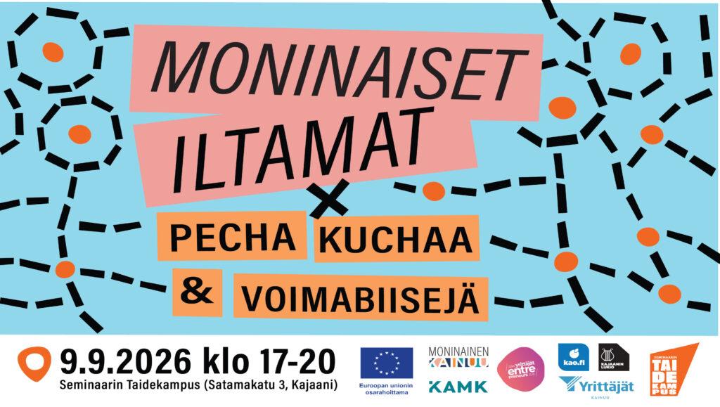 moninaiset iltamat -tapahtuman graafinen banneri
